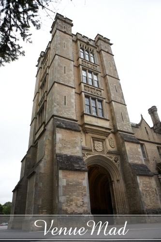 Front Tower Canford School Grand Entrance